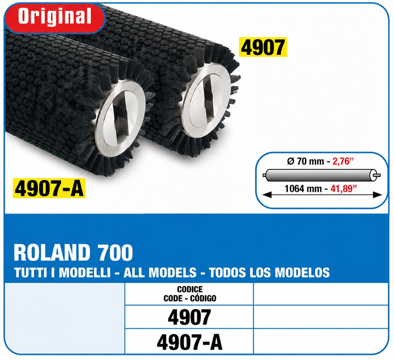 Mycí kartáče ROLAND 700
